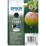 Картридж струйный Epson T1291 (C13T12914012/C13T12914011/C13T12914010) черный (11.2 мл) для SX420W/SX425W/SX525WD/SX620FW/BX305FV/BX305F/BX320FW/BX525WD/BX625FWD, фото 1
