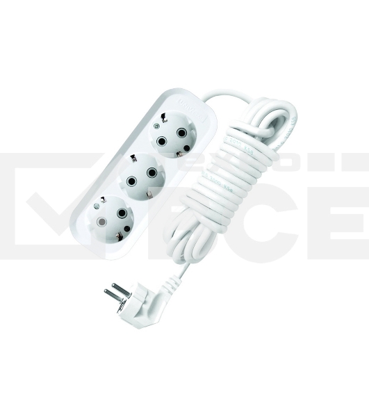 Удлинитель 3х5м с заземл. 16А IP20 Е-303 АБС-пл. ПВС 3х1 UNIVersal 9631978