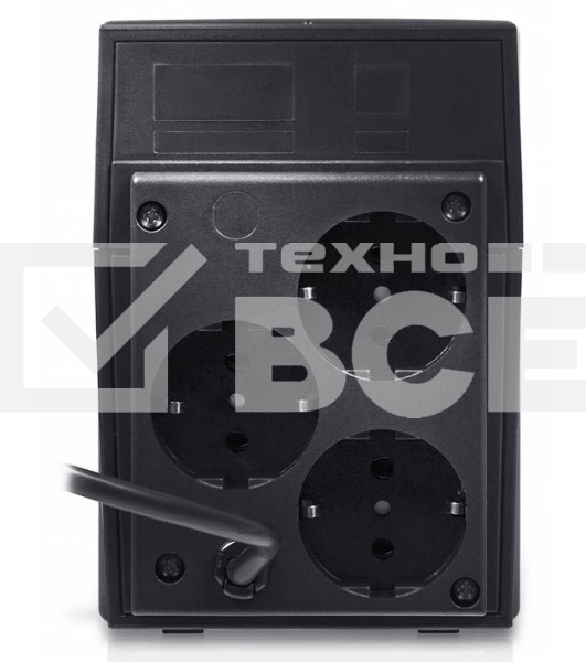 Источник бесперебойного питания Powercom Raptor RPT-1000A EURO 600Вт 1000ВА черный