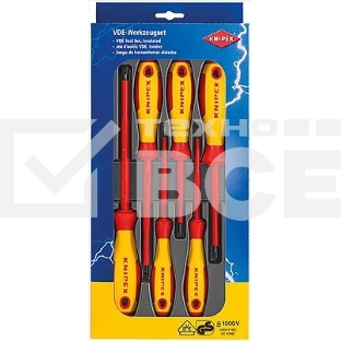 Набор отверток KNIPEX KN-002012V016 предметов 610гр.