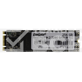 Накопитель SSD ExeGate NextPro+ UV500TS256, 256Gb, SATA III, M.2 2280, R/W 561/500