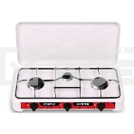 Газовая плита Centek CT-1522  белый  Centek CT-1522 (белая), 3 конфорки, КРЫШКА, сменные форсунки баллон/магистраль, фото3