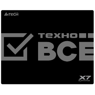 Коврик A4Tech A4-X7-200MP, черный, для игровой мыши размер- 250х200х3мм2,300