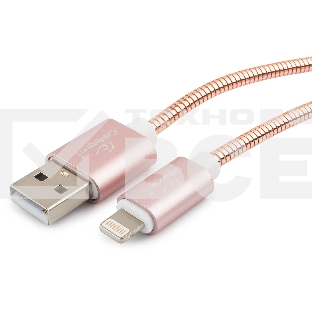Кабель Cablexpert для Apple CC-G-APUSB02Cu-1.8M, AM/Lightning, серия Gold, длина 1.8м, золото, блистер