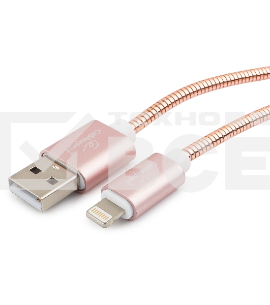 Кабель Cablexpert для Apple CC-G-APUSB02Cu-1.8M, AM/Lightning, серия Gold, длина 1.8м, золото, блистер