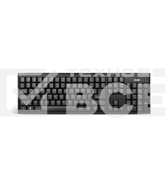 Клавиатура Keyboard SVEN Standard 303 Power USB+PS/2 чёрная SV-03100303PU