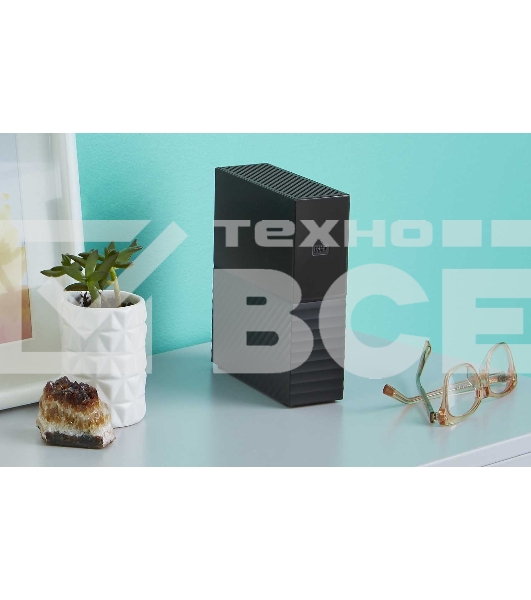 Накопитель на жестком магнитном диске WD Внешний жёсткий диск WD My Book (New) WDBBGB0060HBK-EESN 6ТБ 3,5