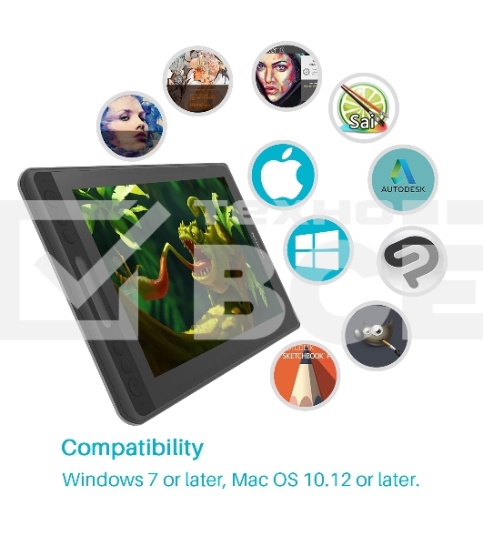 Графический планшет Сенсорный монитор Huion KAMVAS Pro 12
