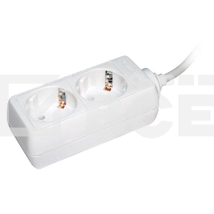 Удлинитель Iek WYP10-16-02-05-Z-N У02 2 места 2Р+РЕ/5 метров 3х1мм2 16А/250 IEK