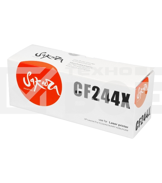Картридж Sakura CF244X для HP, черный, 2 000 к.