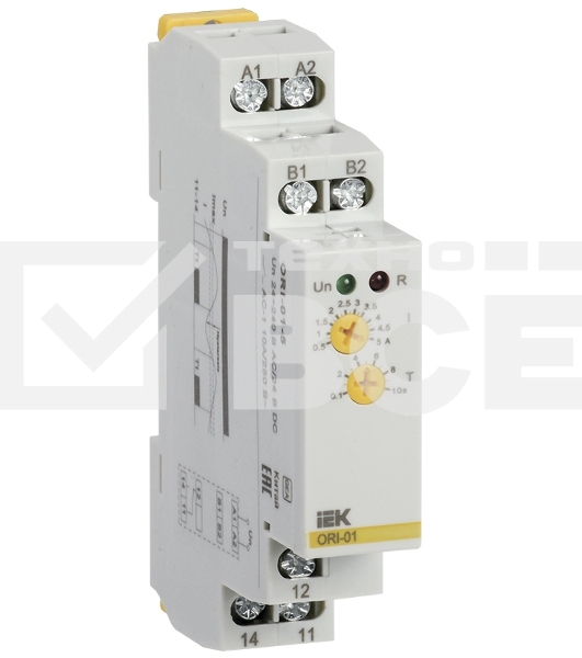 Реле тока ORI 0.5-5А 24-240В AC/24В DC ИЭК ORI-01-5
