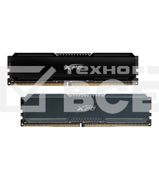 Оперативная память XPG Gammix D20, 32GB (2x16GB), DDR4, 3600MHz, CL18, UDIMM, с радиатором, черный