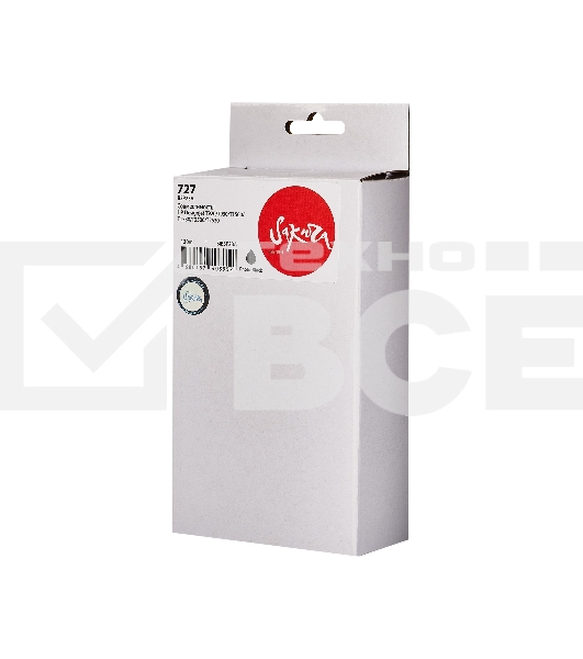 Струйный картридж Sakura B3P23A (№727 Photo Black) для HP, фото-черный, 130 мл.