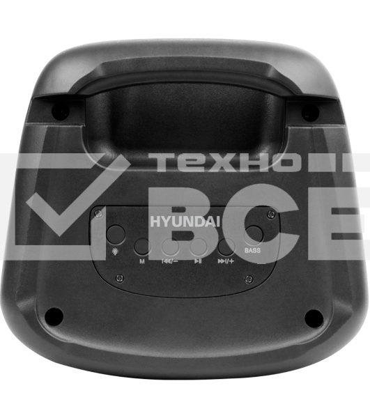 Минисистема Hyundai H-MC1230 черный 40Вт FM USB BT micro SD