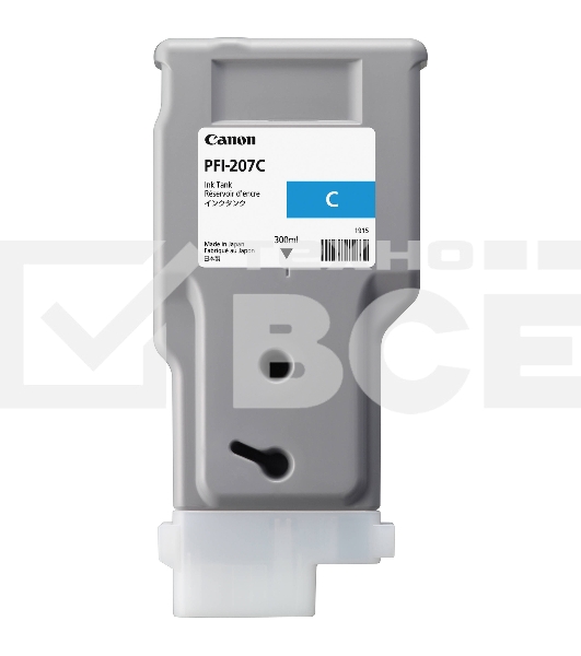 Картридж струйный Canon PFI-207 C голубой для для iPF680/685/780/785 300ml (8790B001)