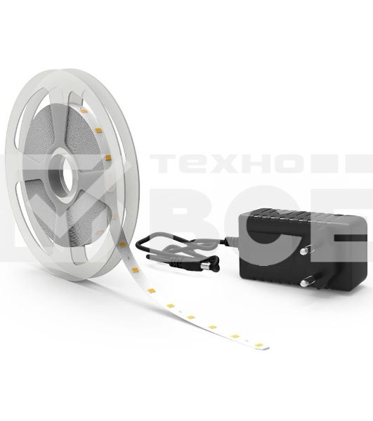 Лента Basic в комплекте 12V 6W/m 600lm/m 3000K IP65 LED 5m 1/50