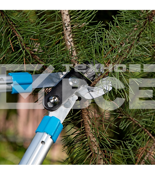 Сучкорез прямого реза, 560-735 мм, телескопические алюминиевые рукоятки, LUXE Palisad