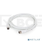 Кабель телевизионный Cablexpert CCV-515-W, Coaxial M/F, белый, 1.8м, фото3