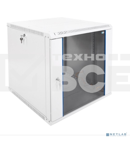 Шкаф телеком. настенный разборный 12U (600х650) дверь стекло (ШРН-Э-12.650)