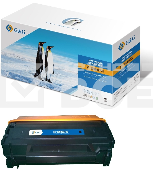 Картридж лазерный G&G GG-106R02773 черный (1500стр.) для Xerox Phaser 3020/WorkCentre 3025