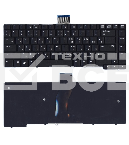 Клавиатура для ноутбука HP Elitebook 6930 6930p черная без Track Point