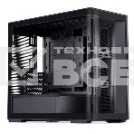 Корпус без блока питания/ Корпус JONSBO D300 Black MATX без БП, боковая панель из закаленного стекла, mini-ITX, micro-ATX, черный, фото6