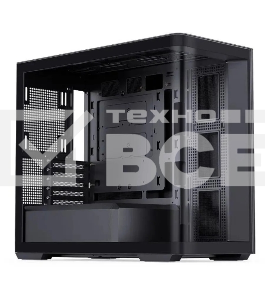 Корпус без блока питания/ Корпус JONSBO D300 Black MATX без БП, боковая панель из закаленного стекла, mini-ITX, micro-ATX, черный