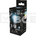 Лампа светодиодная Gauss Filament 102902215 15Вт цок.:E27 груша 220B св.свеч.бел.нейт. (упак.:10шт), фото5
