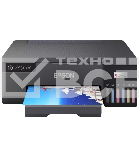 Принтер струйный Epson L8050 (C11CK37405/C11CK37402/C11CK37504/C11CK37507/C11CK37506), A4, цветное, печ. до 8 стр/мин., 1440 x 5760 dpi, USB, Wi-Fi