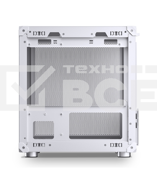 Корпус без блока питания Case JONSBO C6-ITX, Micro-Tower, no fan, 1xUSB-A 3.0 + 1xUSB-C 3.1, mDTX, mITX White