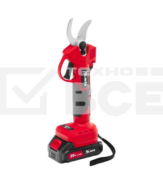Секатор аккумуляторный, бесщет., MTX BP-25, Li-Ion, 20 В