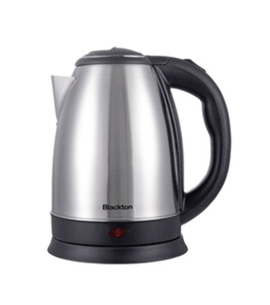 Электрочайник Blackton Bt KT1811S стальной/черный, 1.8 л, 1850 Вт, скрытый нагревательный элемент