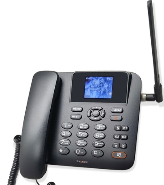 Стационарный сотовый телефон GSM teXet FX-200 черный