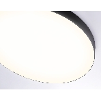 Потолочный светодиодный светильник Ambrella light FV5541 BK черный LED 130W 3000K D800*58 (Без ПДУ), фото7