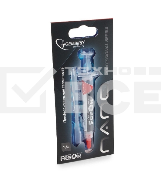 Термо паста Gembird FreOn Nano GF-31-1.5 для радиаторов, 1,5гр, шприц
