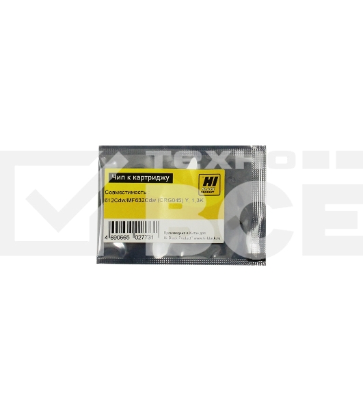 Чип Hi-Black к картриджу Canon Color imageCLASS /LBP612Cdw/MF632Cdw (CRG 045) Y, 1,3K