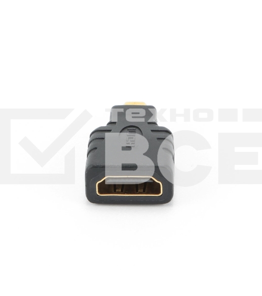 Переходник Gembird Переходник HDMI-microHDMI 19F/19M, золотые разъемы, пакет
