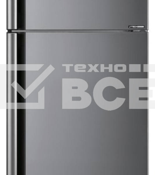 Холодильник Sharp SJXE55PMSL серебристый двухкамерный 388/148 л морозилка сверху