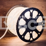 Лента LED 220 В, 6.5x15 мм, IP67, SMD 3014, 240 LED/m, цвет свечения теплый белый, 100 м, фото 1