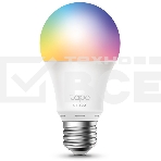 Умная многоцветная Wi‑Fi лампа Tapo Smart WiFi Bulb, A60 size，E27 base, 9.5W, 16 million colors, 2000k-6500k tunable white, 800 lumens brightness and diммable, 802.11b/g/n 2.4G WiFi connection, work with 200-240 V, 50/60 Hz power voltage and frequency, wo, фото 1