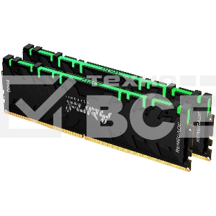 Оперативная память Kingston Fury Renegade, DDR4, 16GB (2x8GB), 3200 MHz, CL16, с радиатором, RGB, черный