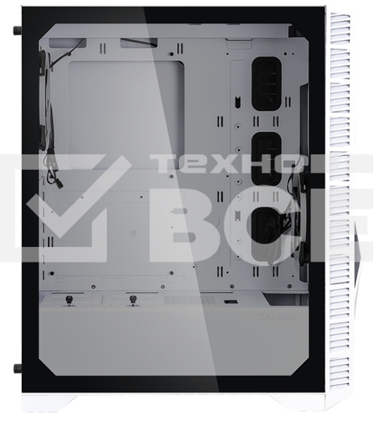 Компьютерный корпус MIDITOWER ATX W/O PSU Z3 ICEBERG WHITE ZALMAN