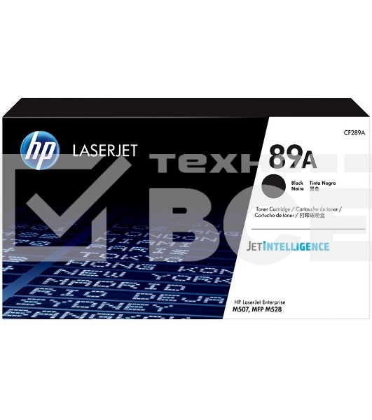 Картридж лазерный HP 89A CF289A черный для HP LJ M507/MFP M528 (5000стр.)
