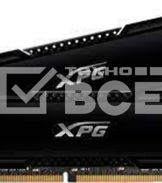 Оперативная память XPG Gammix D20, 32GB (2x16GB), DDR4, 3600MHz, CL18, UDIMM, с радиатором, черный