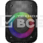 Портативная колонка Hyundai H-PS1005 черный 20 Вт 1.0 BT 10м 1800mAh, фото2