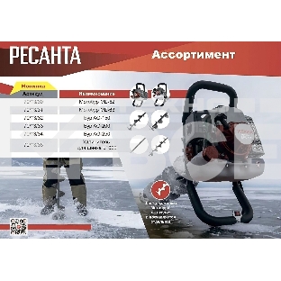 Мотобур МБ-63 Ресанта