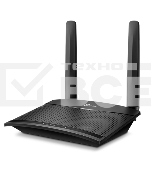 Роутер беспроводной TP-Link TL-MR100 N300 10/100BASE-TX/4G(3G) cat.4 черный