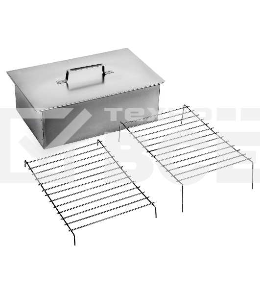 Коптильня двухъярусная 420x270x175 мм, 0,5 мм Россия Camping Palisad