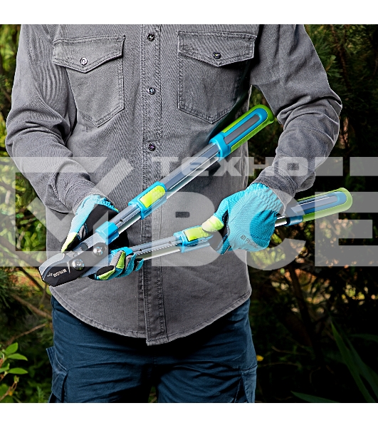 Сучкорез прямого реза, 560-735 мм, телескопические алюминиевые рукоятки, LUXE Palisad