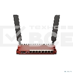 Роутер беспроводной MikroTik L009UiGS-2HaxD-IN AX600 10/100/1000BASE-TX, 2.4Ггц, 8*1Gbit, 1*SFP 2.5Gbit, фото9